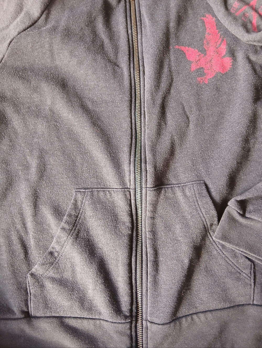 Grunt Style Black Zip-Up Hoodie - Picture 4 of 7